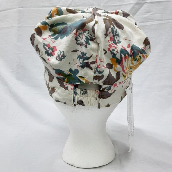 WHIMSICLE Reversible Polka Dot / Floral Fabric Engineer Style Hat Cap - Picture 8 of 9